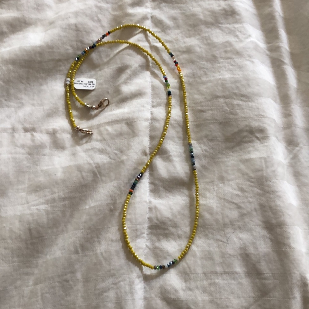 Beaded mask chain- can also be worn as long necklace